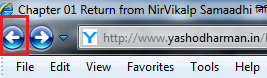 browser's back arrow